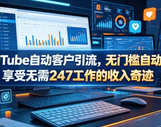YouTube自动客户引流，无门槛自动化，享受无需247工作的收入奇迹！【原创双语字幕】